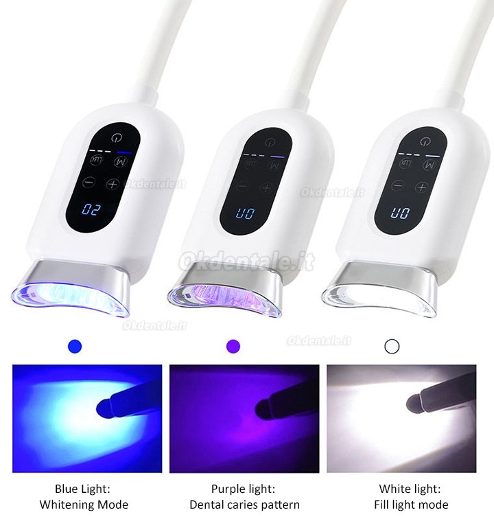 Lampada sbiancante denti a led da tavolo Bonin BM01-T (luce a 3 colori)